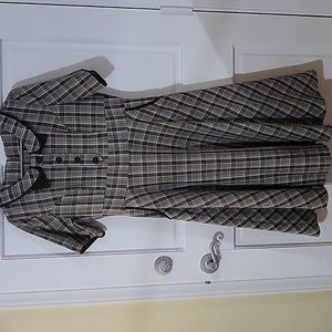 Voodoo Vixen Plaid Midi Dress